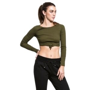 Olive Crop Top From Free People